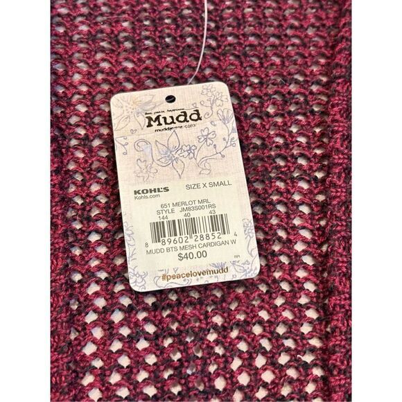 Mudd ladies sweater cardigan size XS - Picture 6 of 12